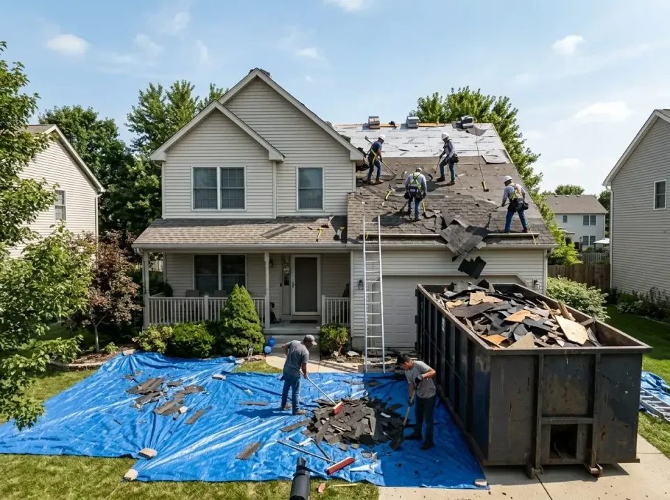 roof-replacement-debris-remova-004 — frequently asked questions, Cheapest Dumpster Rentals in Hebron, OH